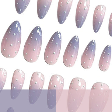 Elegante Polka Dot Langanhaltende Gel Nagelkunst Brehn