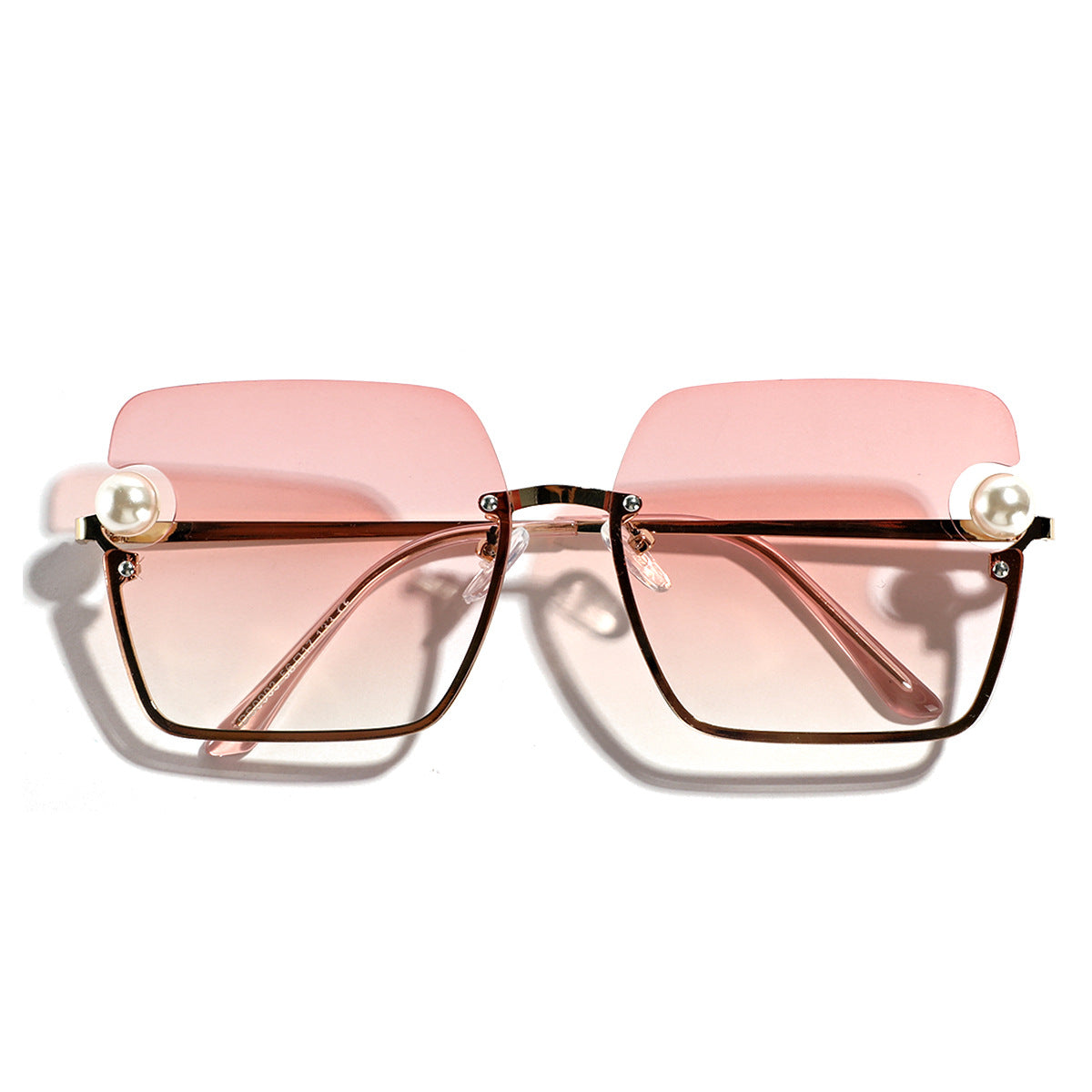 Damen quadratische Sonnenbrille mit elegantem Transparenzrahmen Brehn