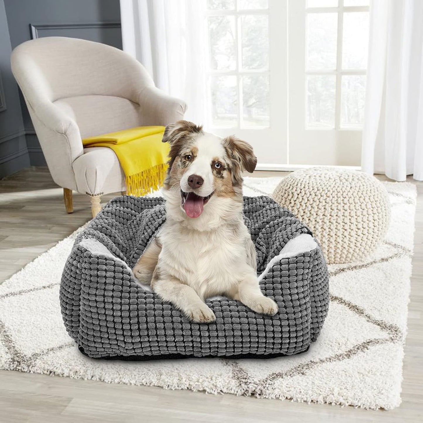 Plüsch-Dreieck-Hideaway-Hundebett