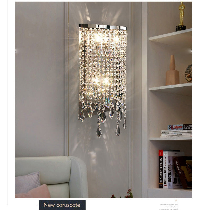 Kristall Kaskade Wandlamp