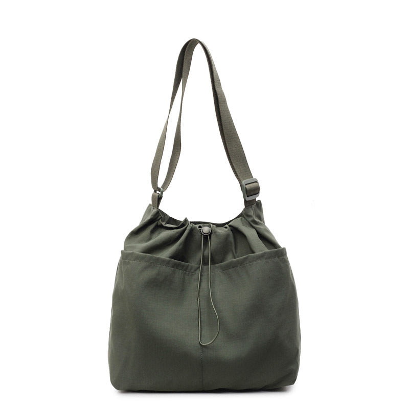 Verstellbare Kordelzug-Schultertasche Brehn