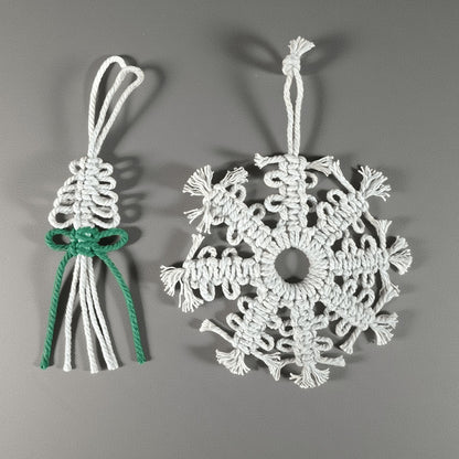 Dekorative Makramee- ornament Brehn