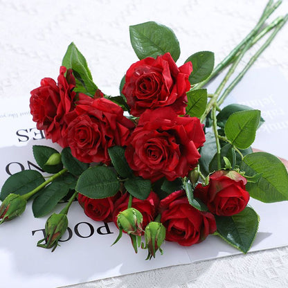 Realistische Künstliche Rosen Blumenarrangement