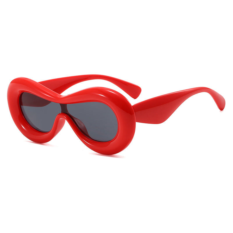 Damen futuristische Design-Sonnenbrille Brehn