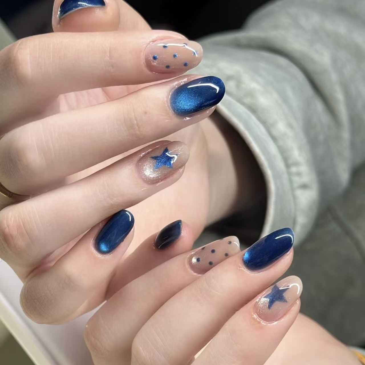 Künstlerisches Ombre Glitter Nagelkunst Set Brehn