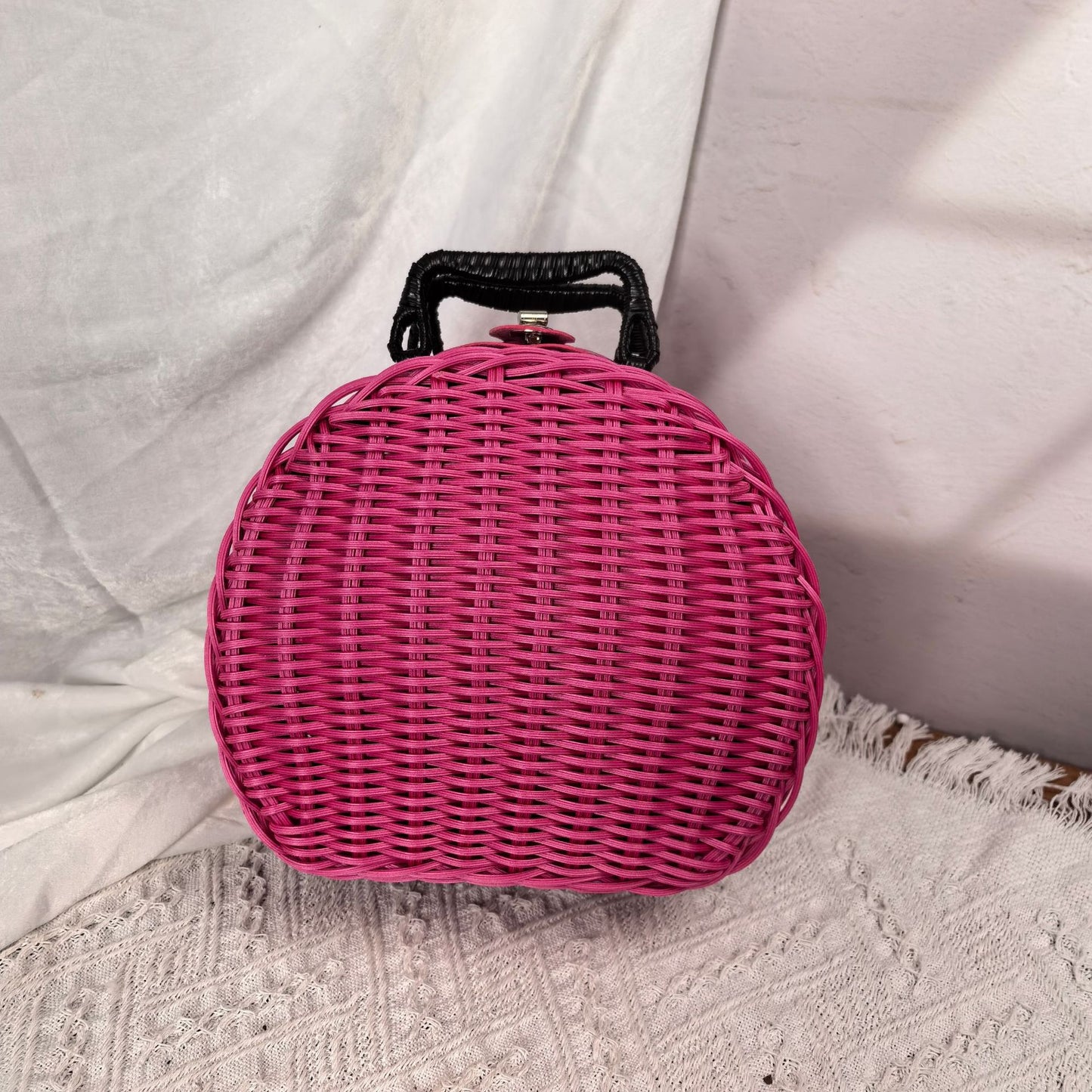 Damen stilvolle geflochtene Handtasche Brehn