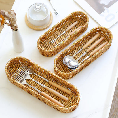 Oval Woven Storage Tray Brehn