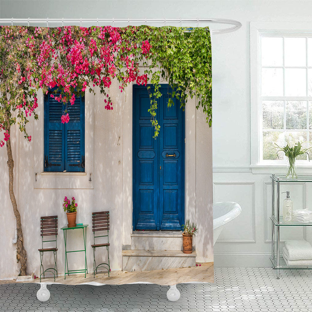 Floral Lane-inspirierte Duschvorhang Brehn