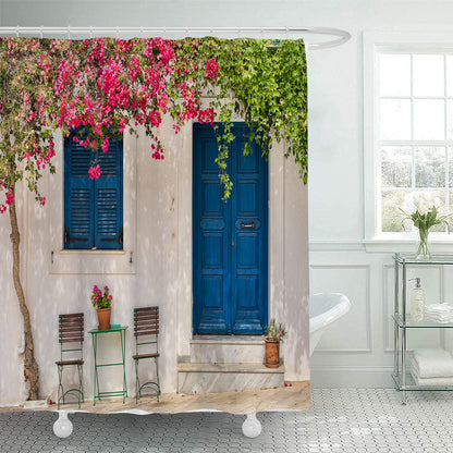 Floral Lane-inspirierte Duschvorhang Brehn
