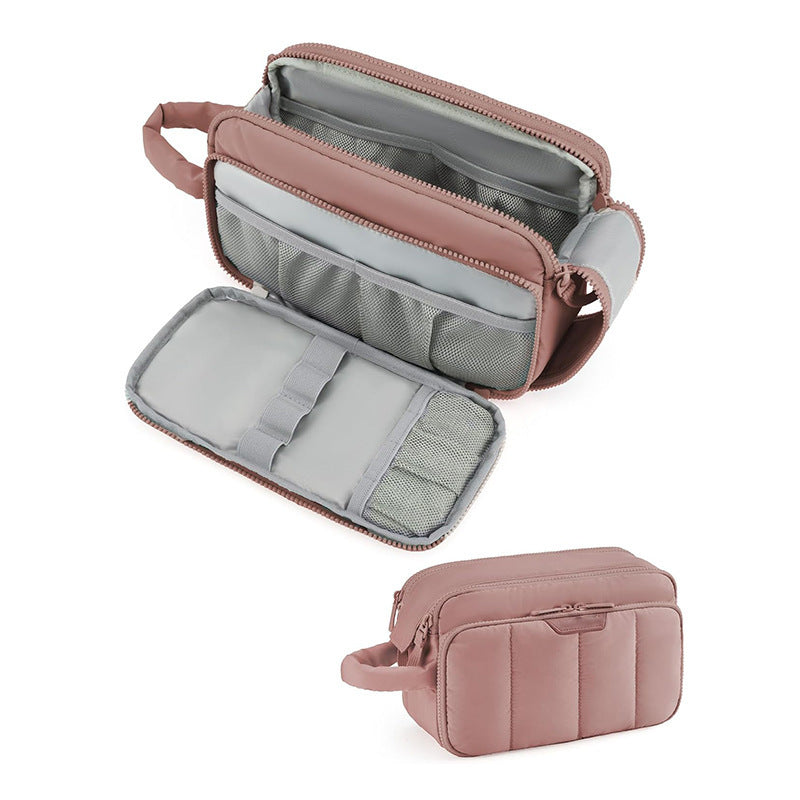 Kosmetik-Organizer Tasche mit Mehreren Fächern und Abnehmbarem Innenfach Brehn
