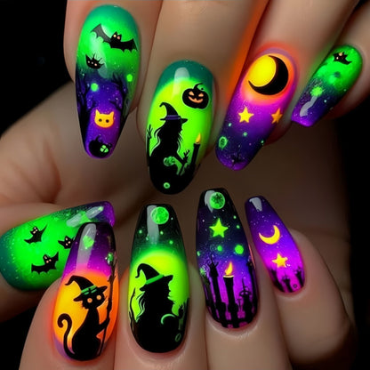Halloween-Themen Gruselig Nagelkunst Brehn
