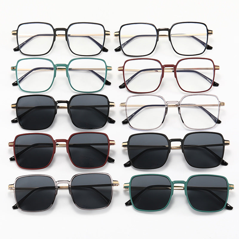 Damen modische oversized Sonnenbrille mit exklusiven Metall-Details Brehn
