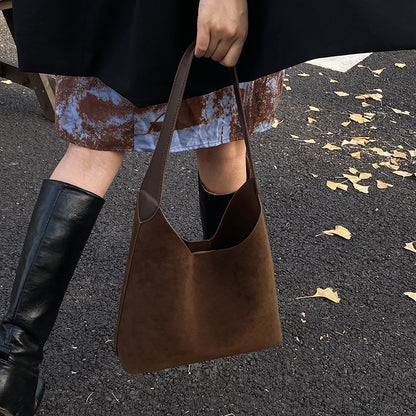 Suede Hobo Handtasche Brehn