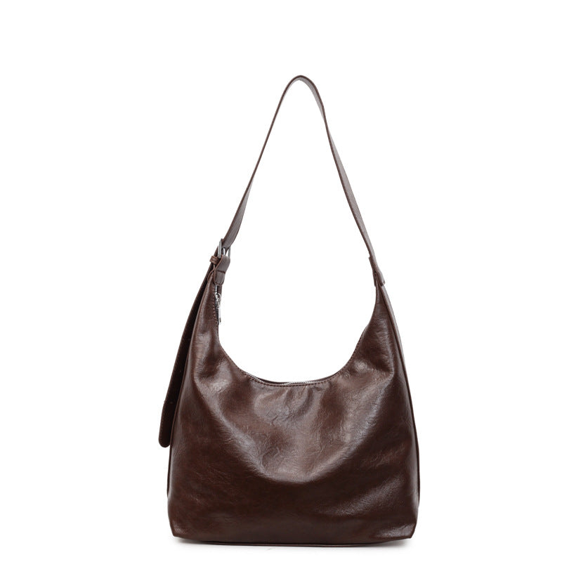 Weiche Leder Hobo-Handtasche Brehn