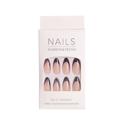 Luxus Nagelkunst Press-On Set Brehn