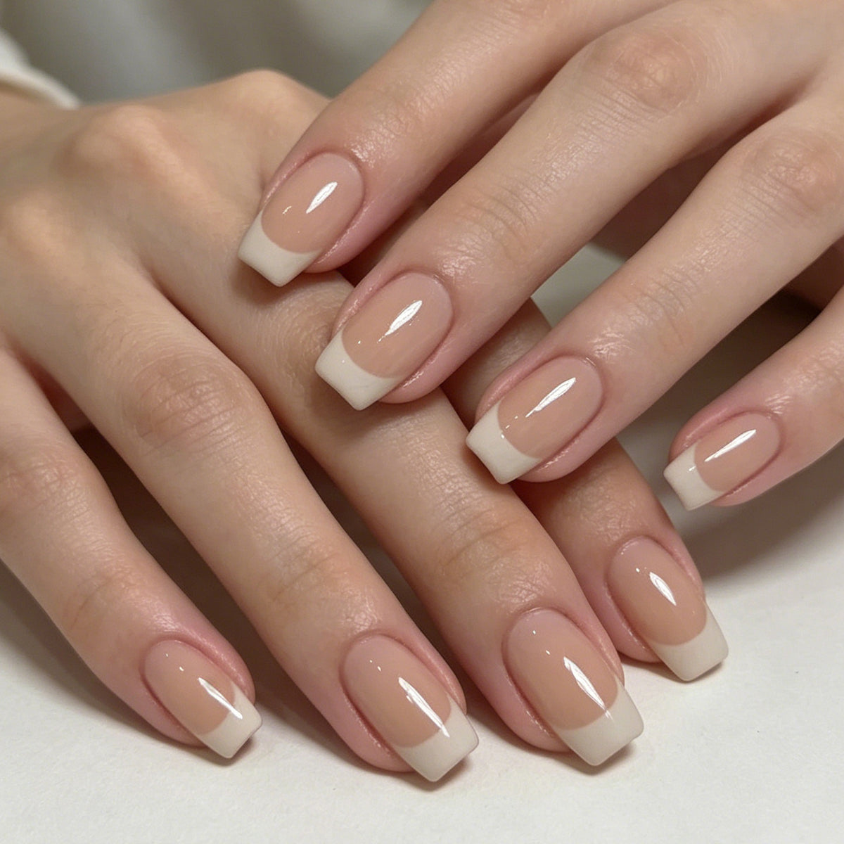 Französische Spitzen-Nageldesign-Verstärkungen Brehn