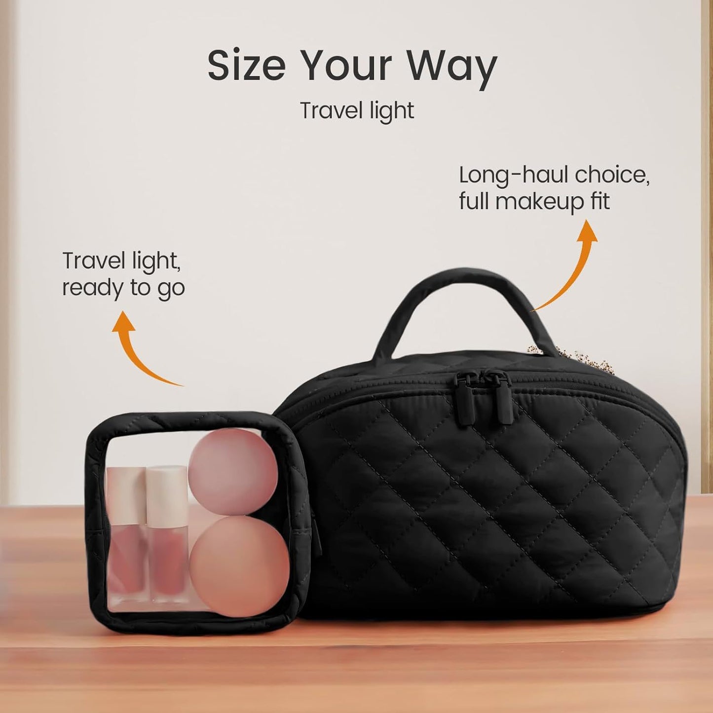 Kosmetik-Aufsatz mit Strukturiertem Design Brehn