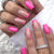 Künstlerische florale Press-On-Nageldesigns Brehn