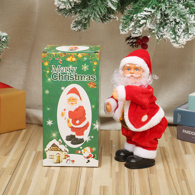 Nostalgische Weihnachtsmann Figur Brehn