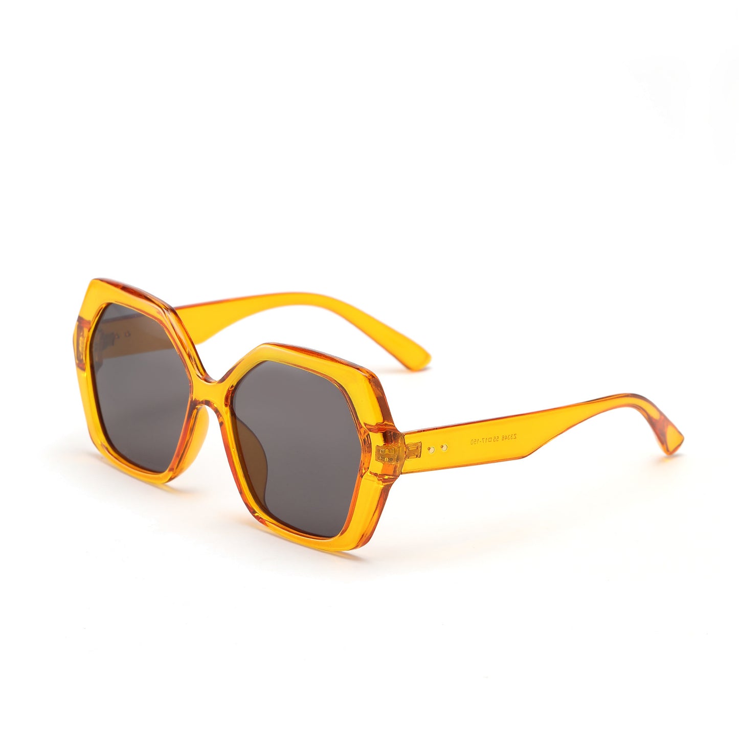 Damen geometrische Sonnenbrille mit auffälligem Design Brehn
