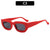 Skulptierte Rahmen Sonnenbrille
