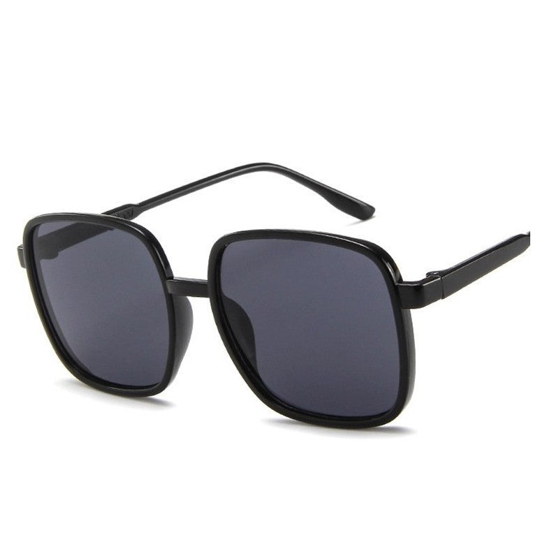 Damen quadratische Sonnenbrille mit braunen Gläsern und modischem Rahmen Brehn