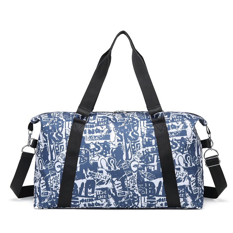 Grafisch gemusterte Sport-Duffel-Tasche Brehn