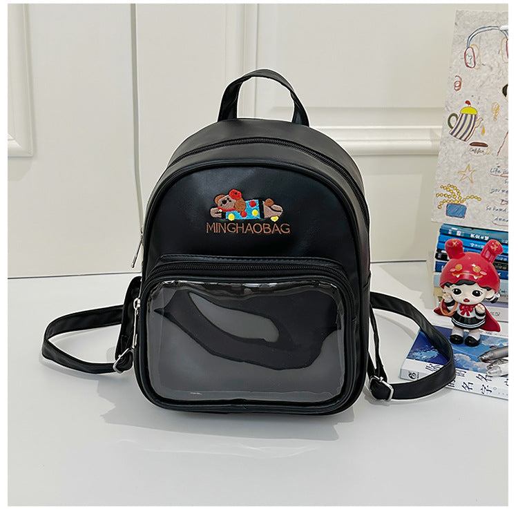 Süßer Plüsch-Charakter Mini-Schulrucksack