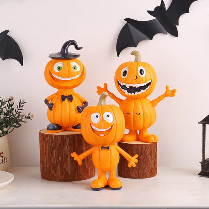 Lustige Halloween Kürbisfigur Brehn