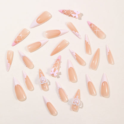 Dekorative Acryl-Stiletto-Nagelkunst-Erweiterungen Brehn