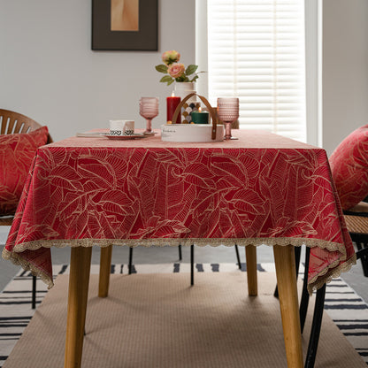 Elegante kariert Tischdecke