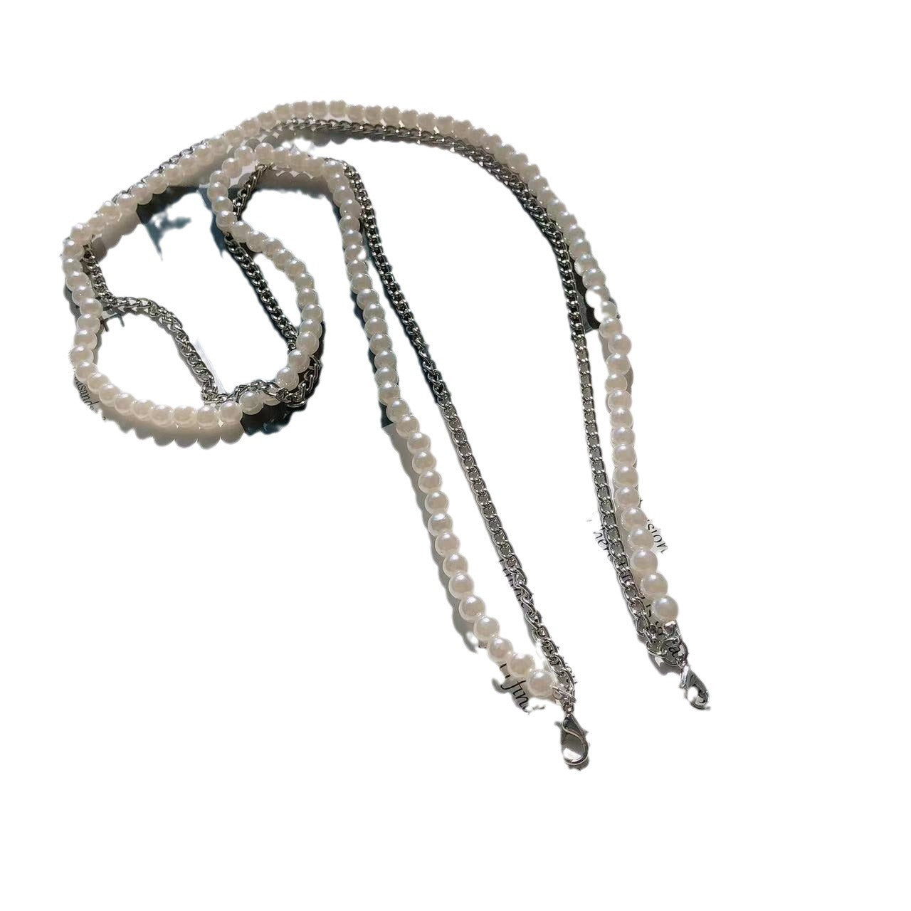 Eleganter Perlen- und Ketten-Brillenhalter Brehn