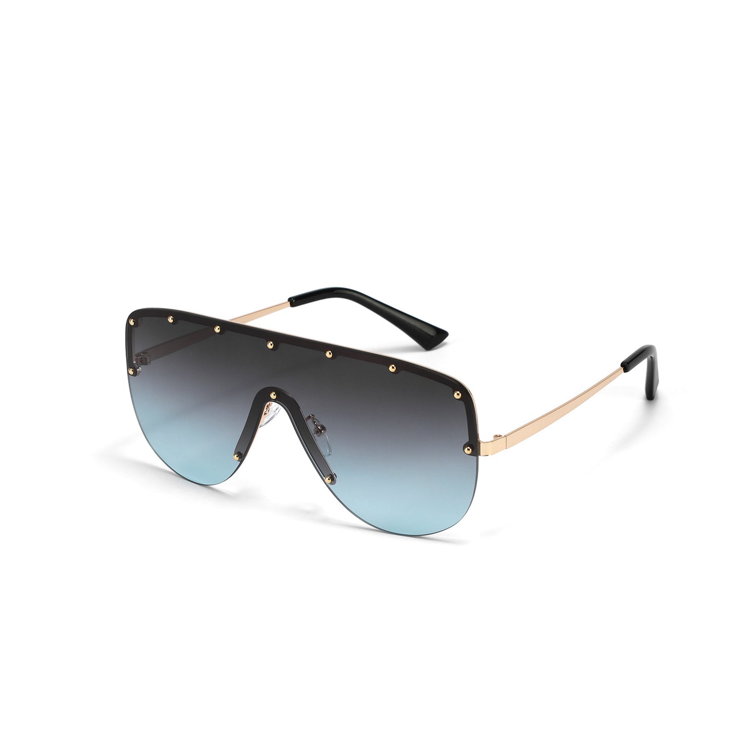 Damen futuristische oversized Sonnenbrille Brehn