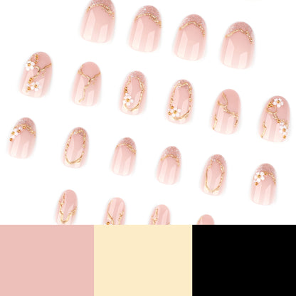 Kunstvolle und elegante Nagelkunst mit floralen Elementen Brehn