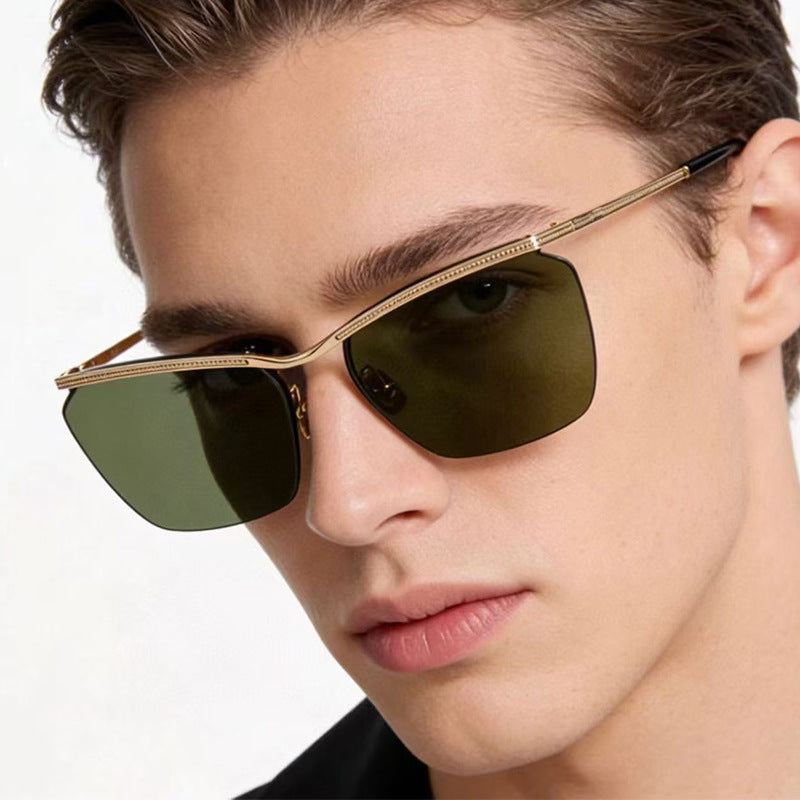 Damen Modische Sonnenbrille mit filigranem Rahmen und sanftem Farbverlauf Brehn