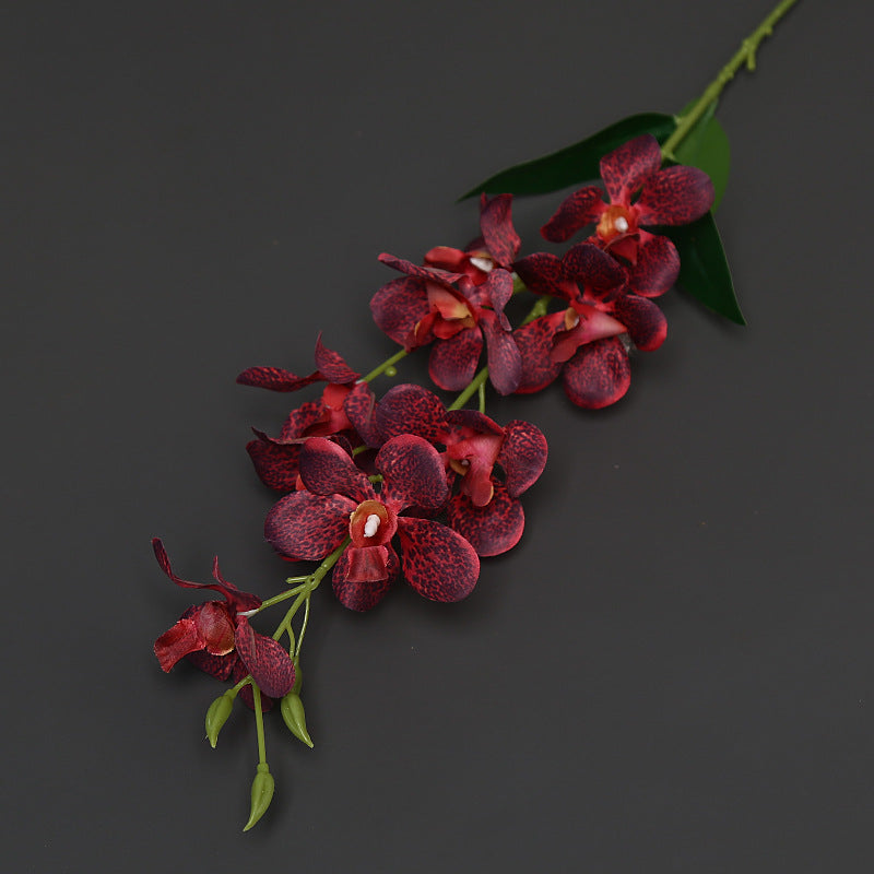 Elegante Faux-Orchideenstängel für die Heimdekoration