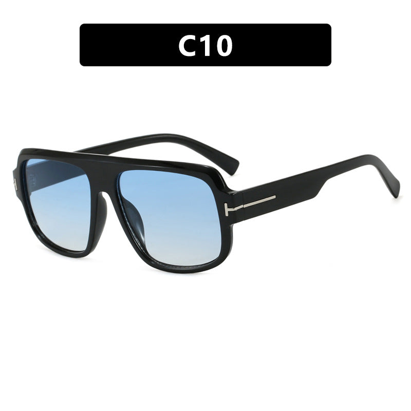 Damen modische quadratische Sonnenbrille mit trendigem Schildkrötenmuster Brehn