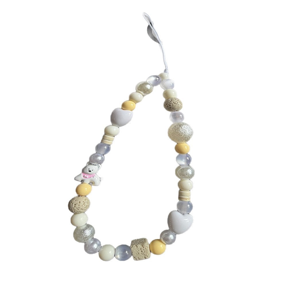 Verspielt Perlen Charm Brillenband Brehn