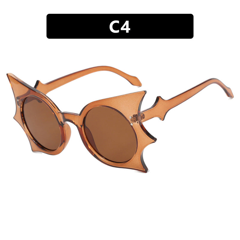Damen extravagante Cat-Eye Sonnenbrille mit auffälligem Rahmen Brehn