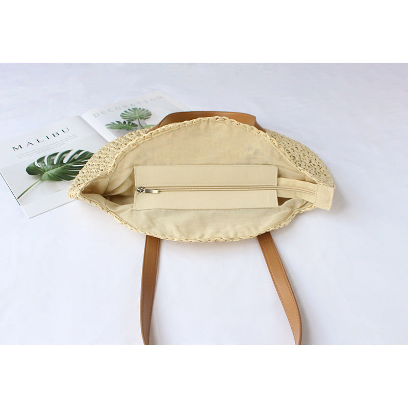 Rundgewebte Strandtasche Brehn
