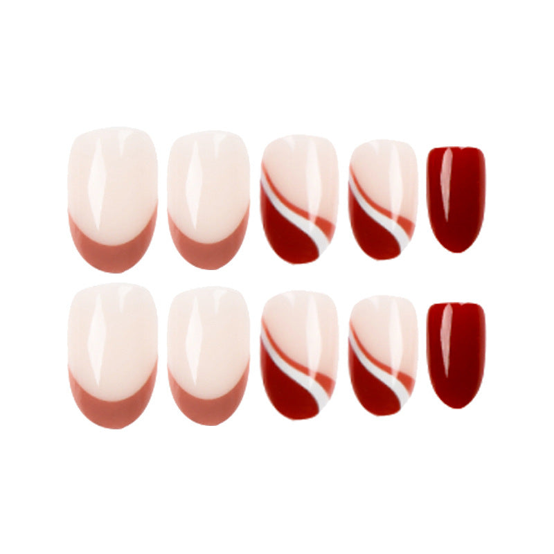 Kunstvolle Nagelverzierung mit elegantem Farbverlauf und Glanz Brehn