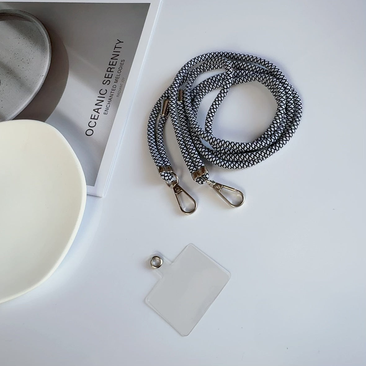Verstellbare Lanyard mit doppelten Clips Brehn