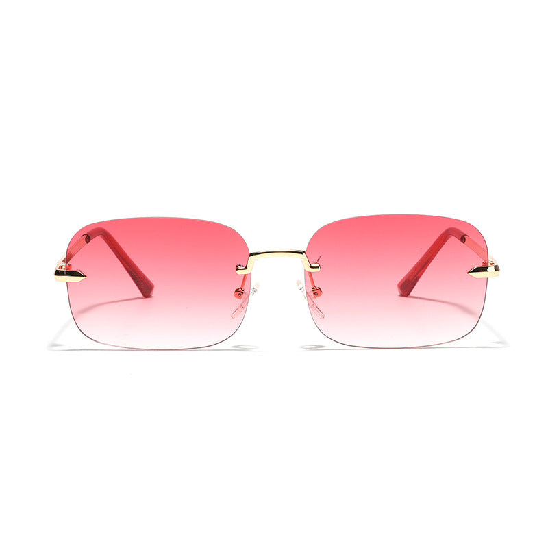 Damen Oversized Sonnenbrille mit filigranem Metallrahmen Brehn