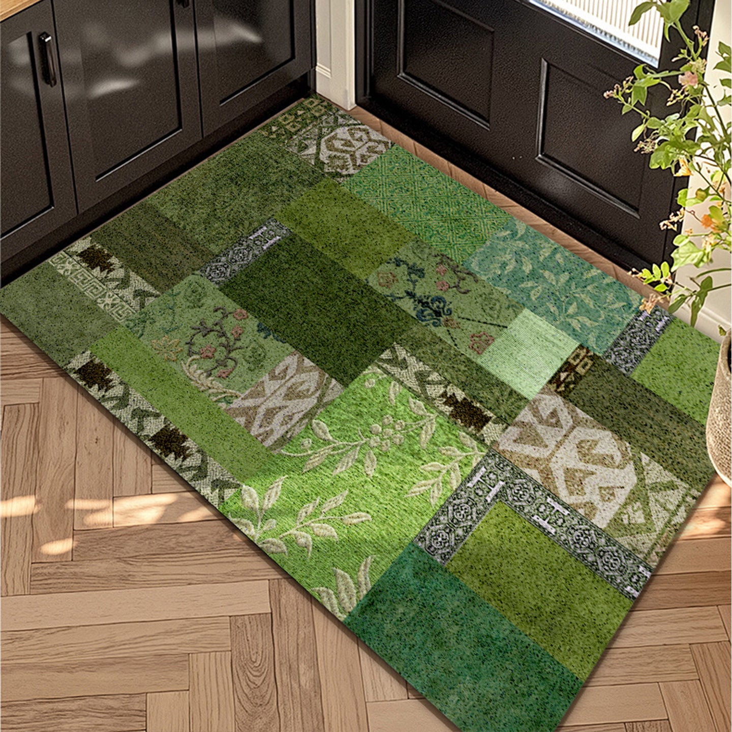 Moderne florale Teppich