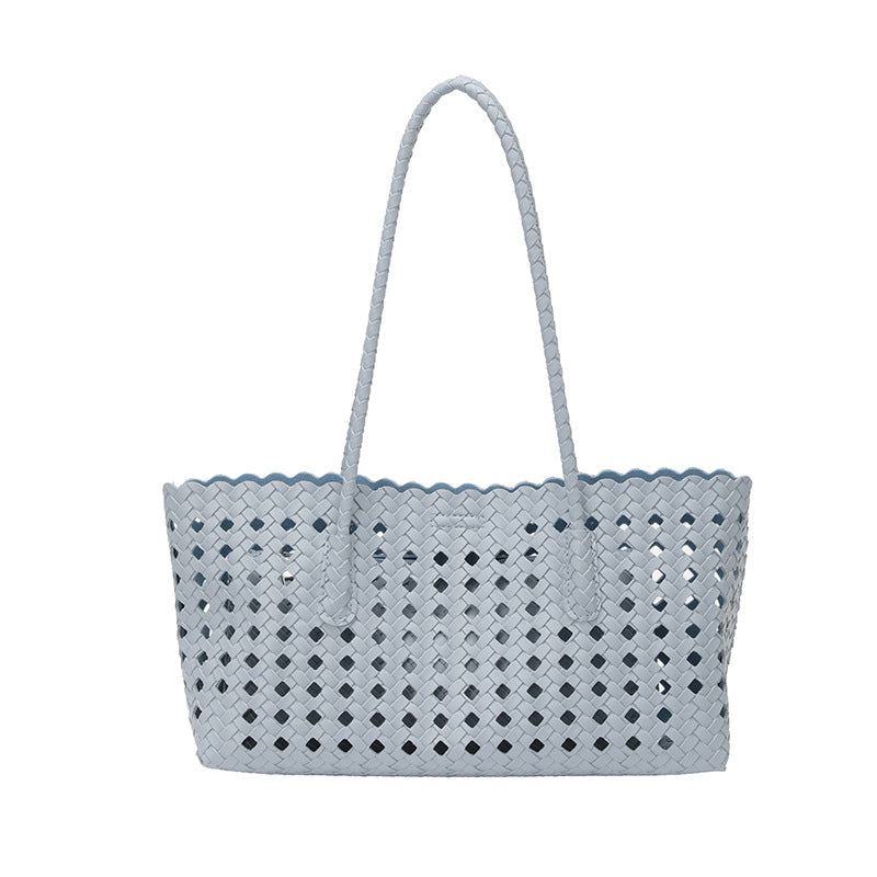 WoHandgewebte Strohtaschenmarkt Tote Bag Brehn