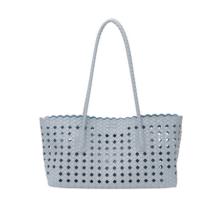 WoHandgewebte Strohtaschenmarkt Tote Bag Brehn