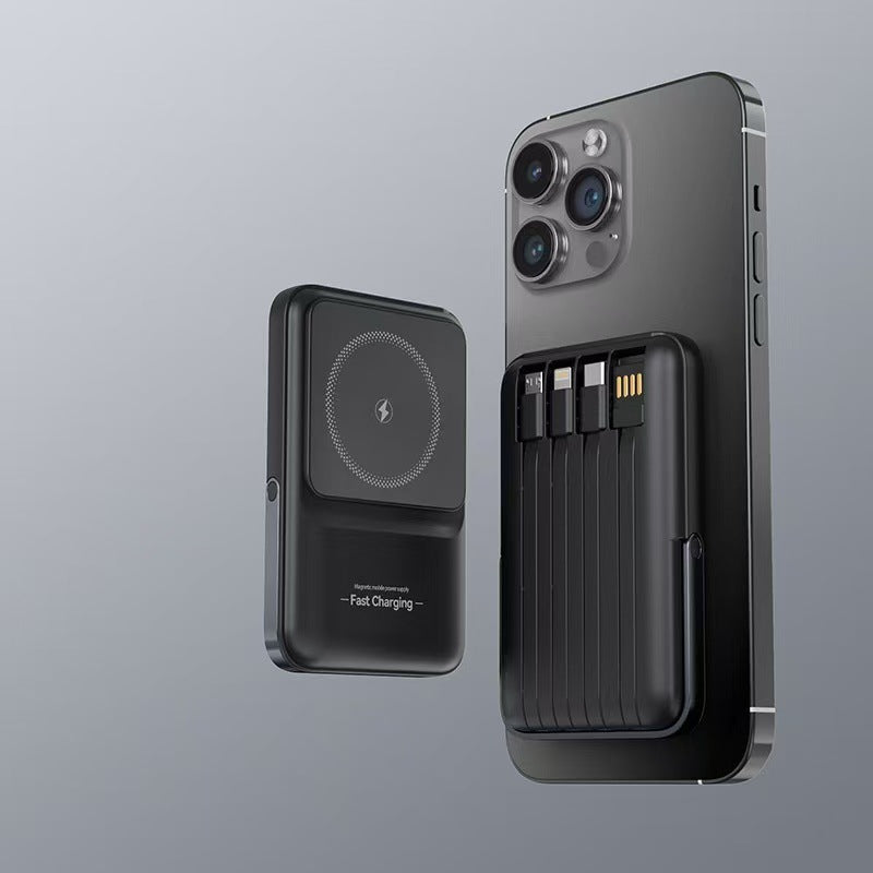 Magnetische Powerbank mit Schnellladefunktion Brehn
