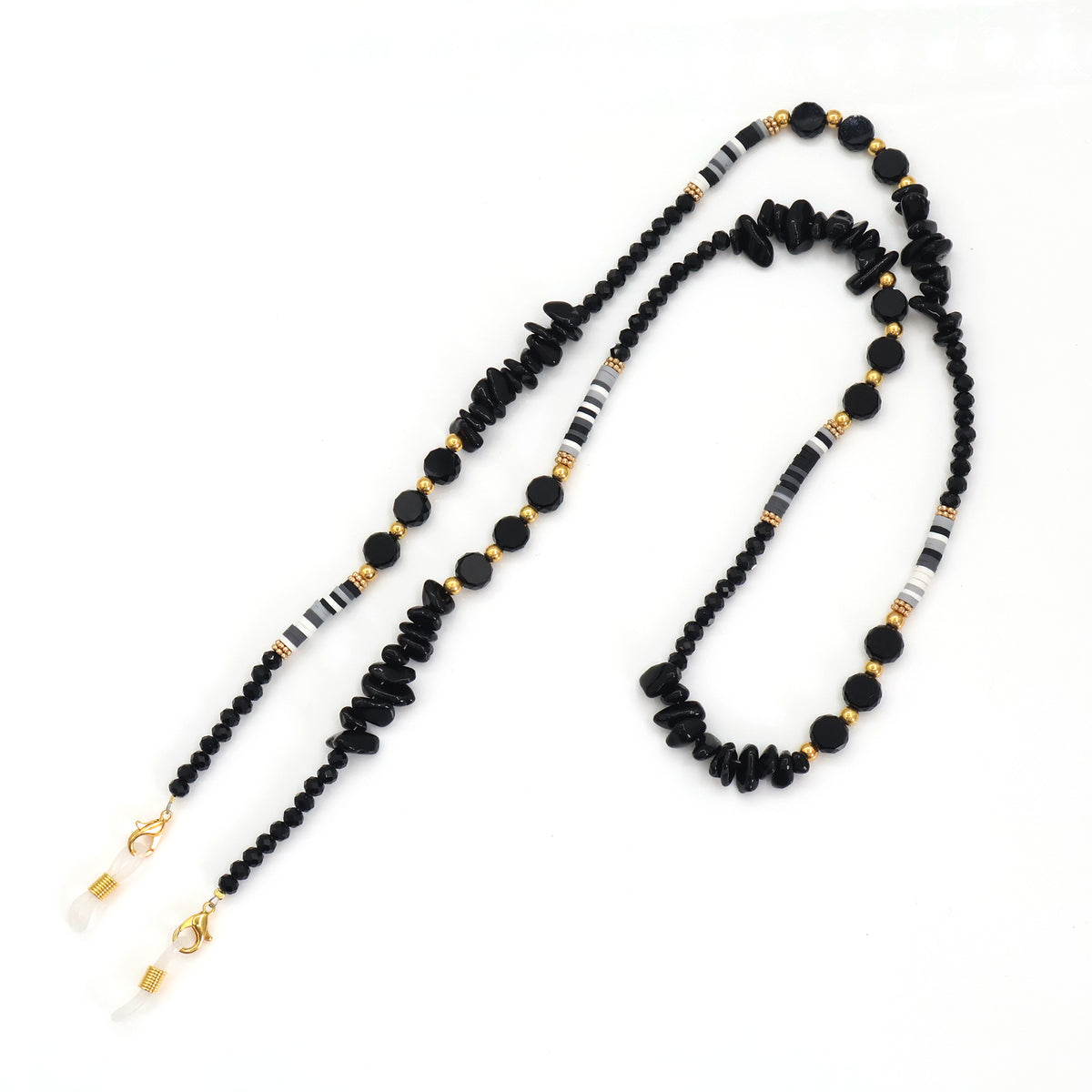 Bohemian Perlen Brillen Kette Brehn