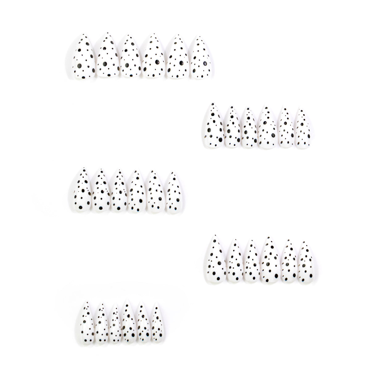 Elegante Spitz Press-On Nagel Set