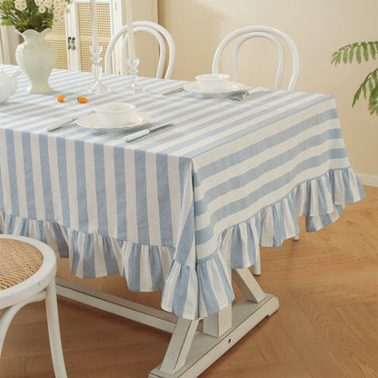 Ruffled Gestreifte Tischdecke